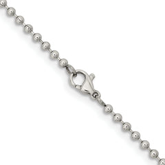 Chisel Stainless Steel Polished 2.4mm 16 inch Ball Chain