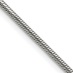 Chisel Stainless Steel Polished 2.4mm 30 inch Snake Chain