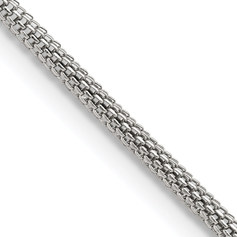 Chisel Stainless Steel Polished 2.5mm 30 inch Bismark Chain