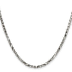 Chisel Stainless Steel Polished 3.2mm 20 inch Bismark Chain