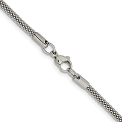 Chisel Stainless Steel Polished 3.2mm 20 inch Bismark Chain