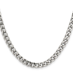 Chisel Stainless Steel Polished 5.5mm 22 inch Franco Chain