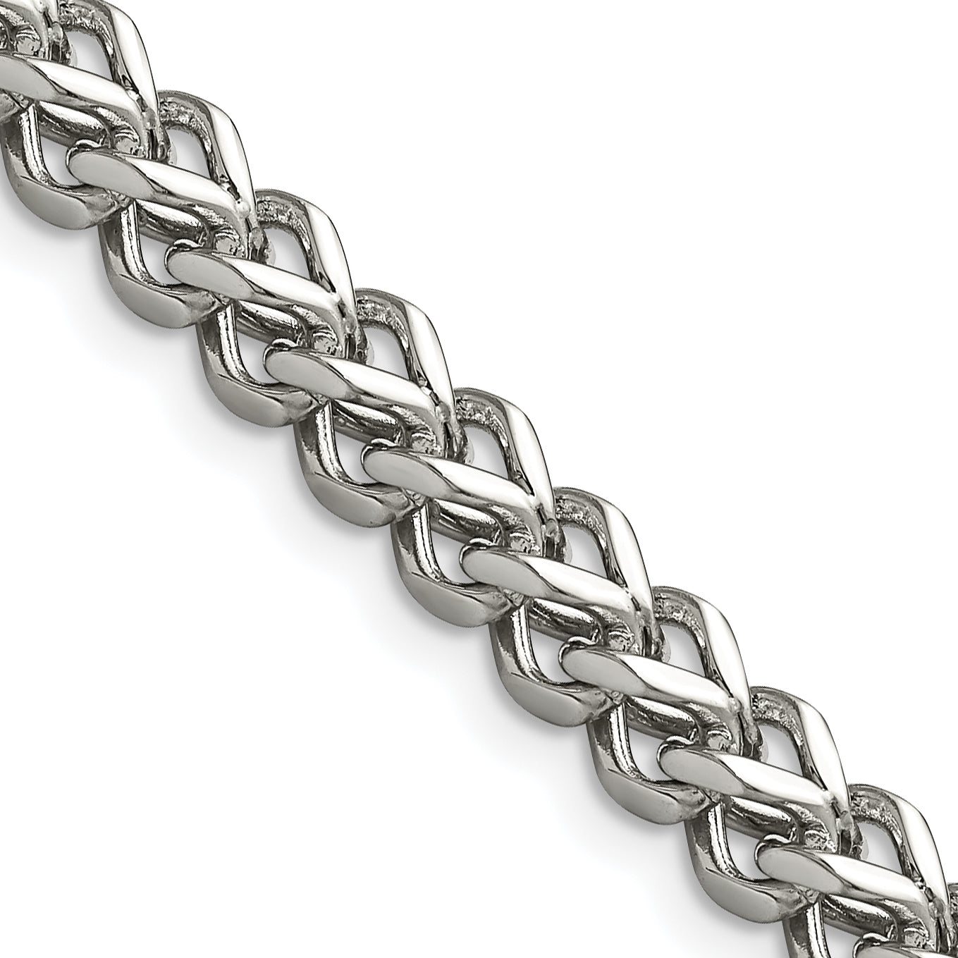 Chisel Stainless Steel Polished 5.5mm 24 inch Franco Chain