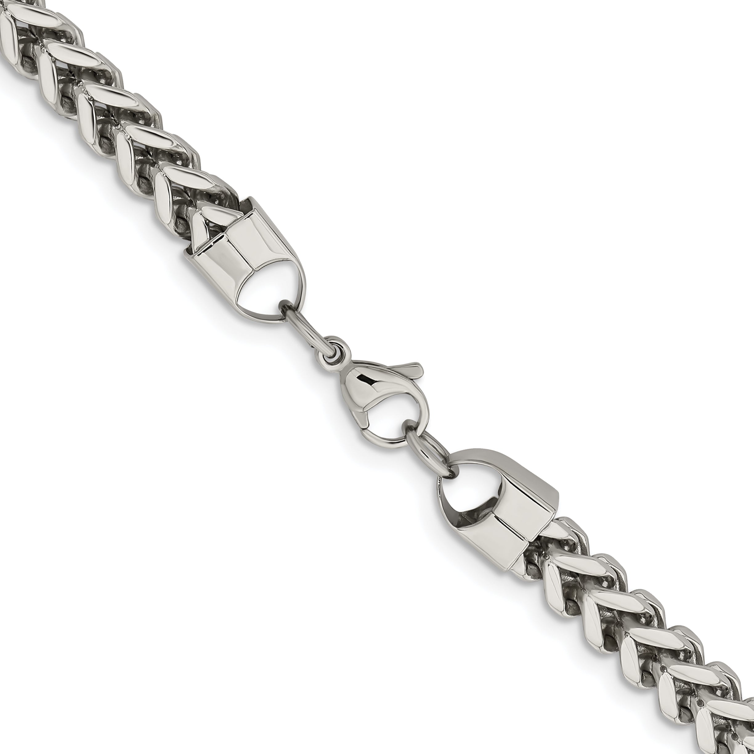 Chisel Stainless Steel Polished 6.75mm 22 inch Franco Chain