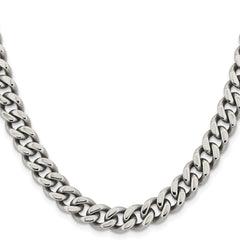 Chisel Stainless Steel Polished 9.5mm 22 inch Curb Chain