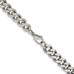 Chisel Stainless Steel Polished 9.5mm 22 inch Curb Chain