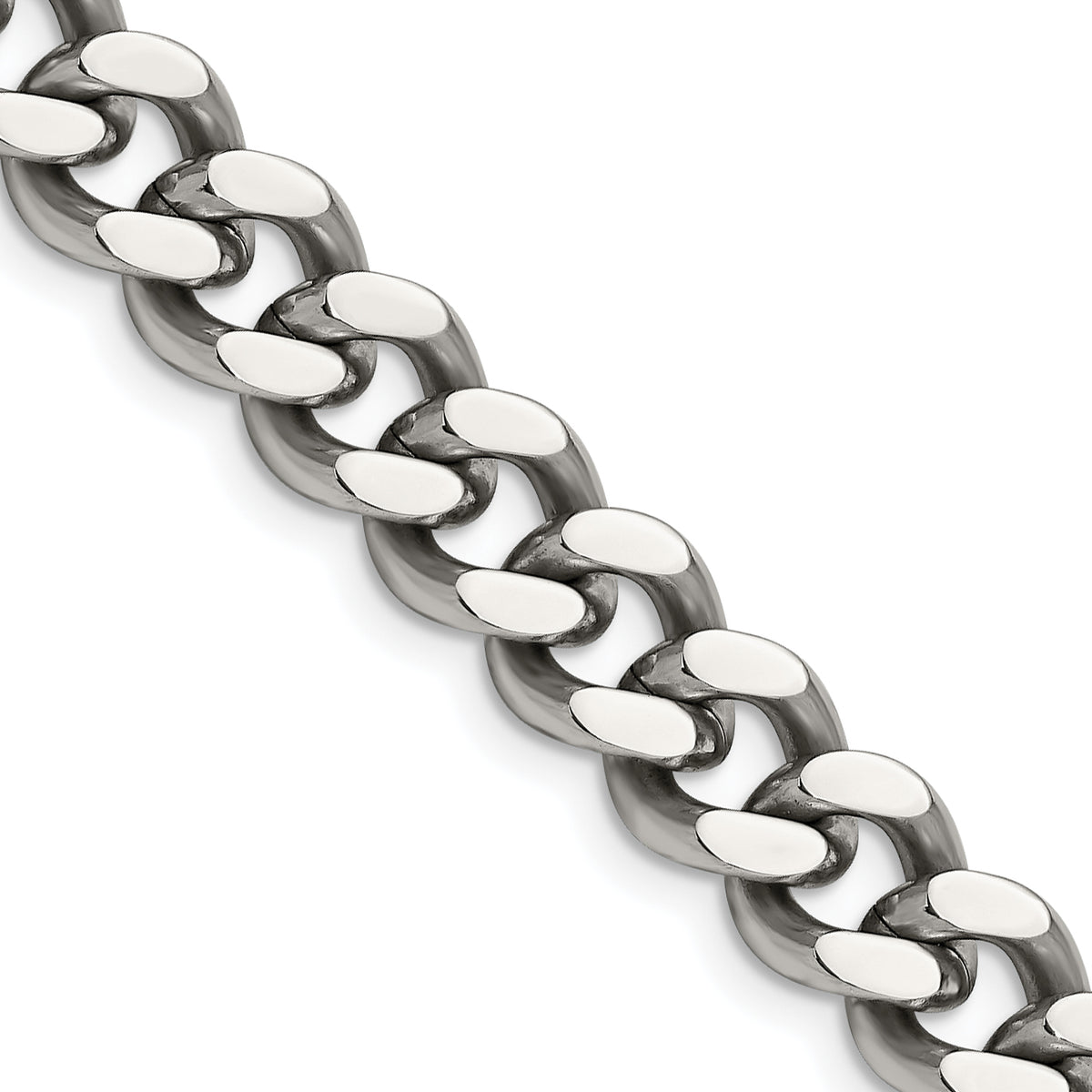 Chisel Stainless Steel Polished 9.5mm 24 inch Curb Chain