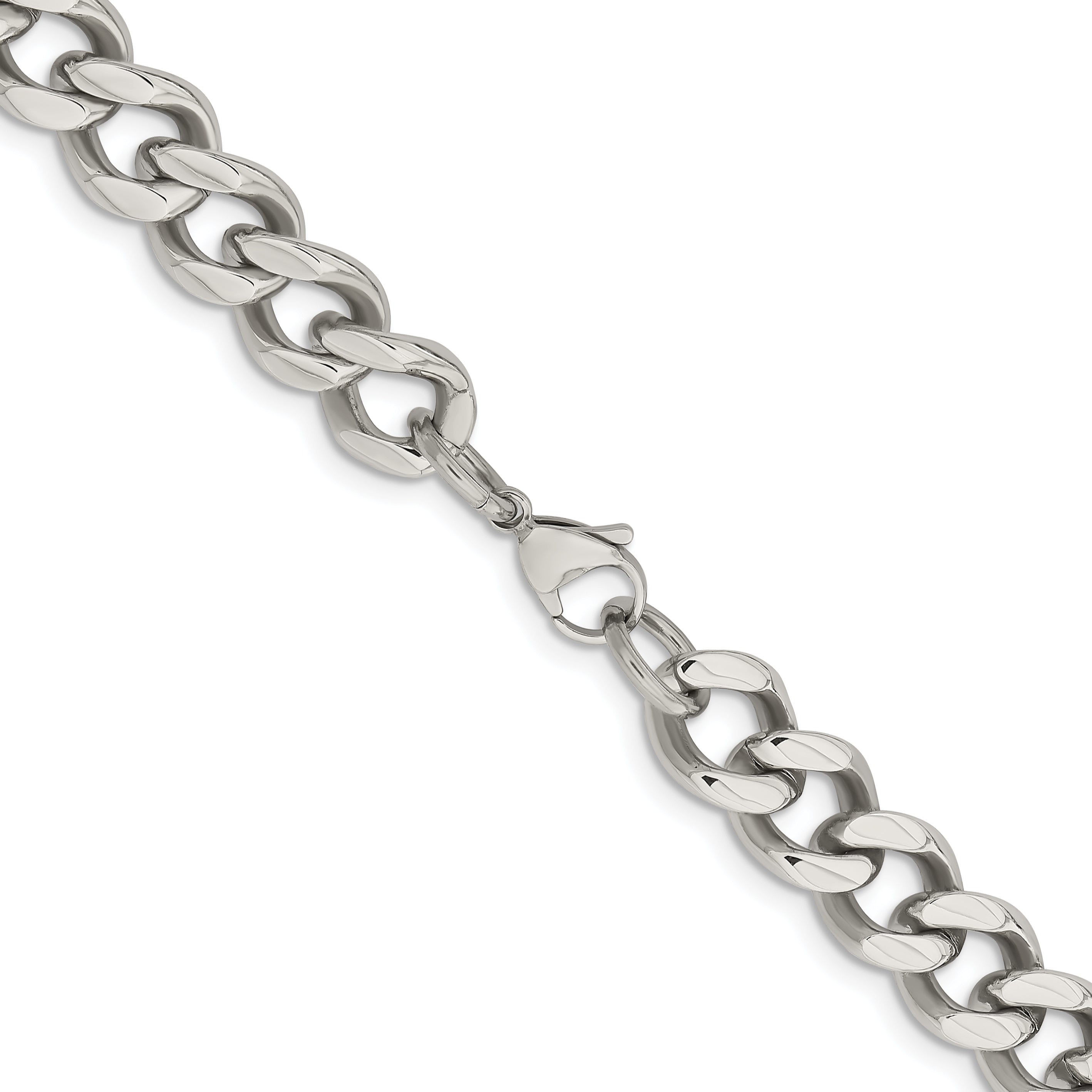 Chisel Stainless Steel Polished 11.5mm 22 inch Curb Chain