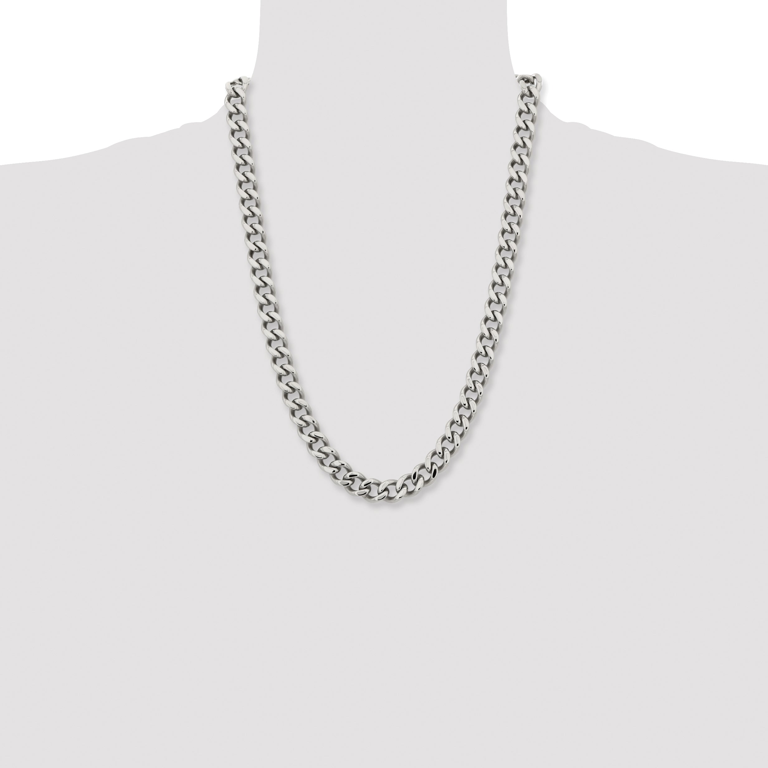 Chisel Stainless Steel Polished 11.5mm 22 inch Curb Chain