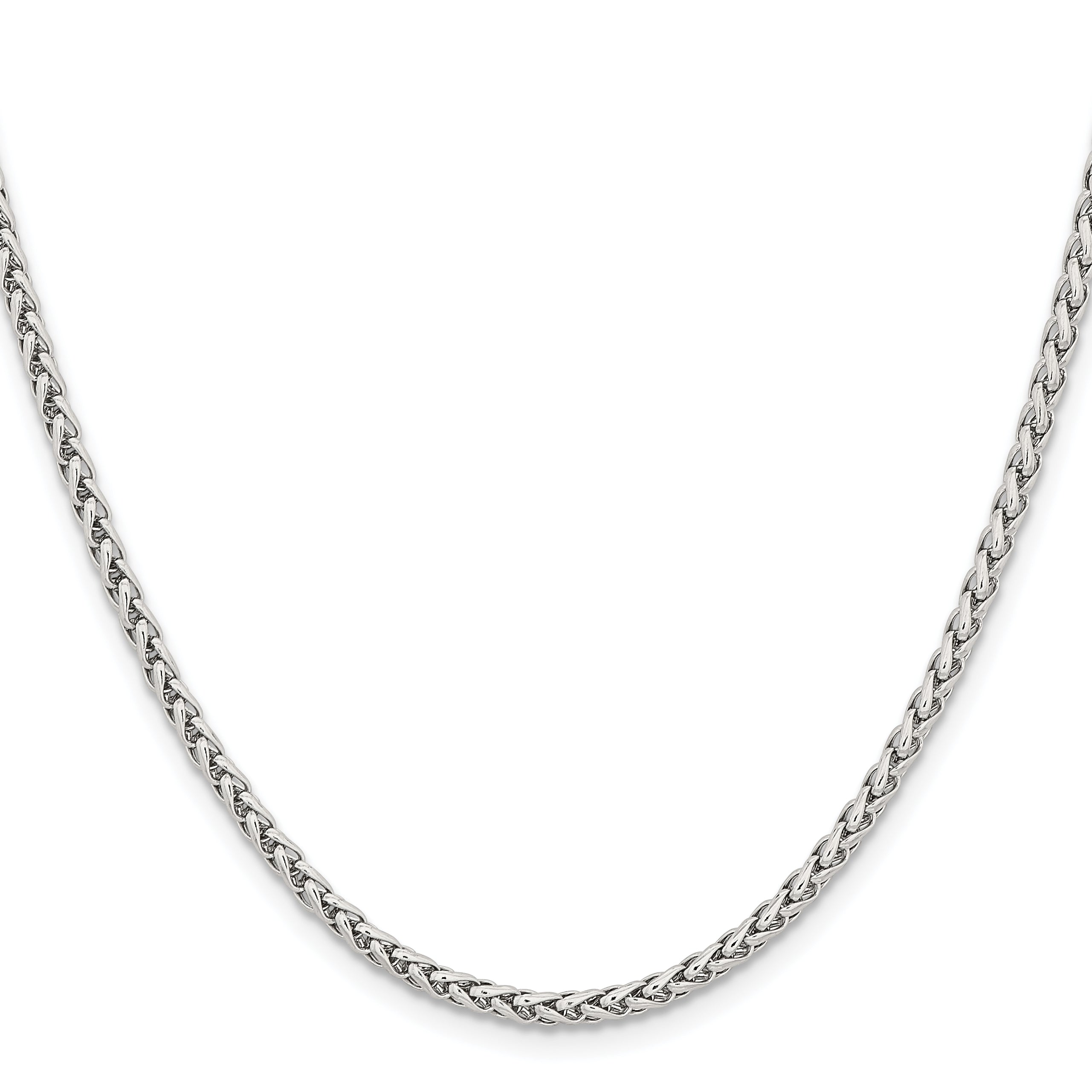 Chisel Stainless Steel Polished 3mm 20 inch Wheat Chain