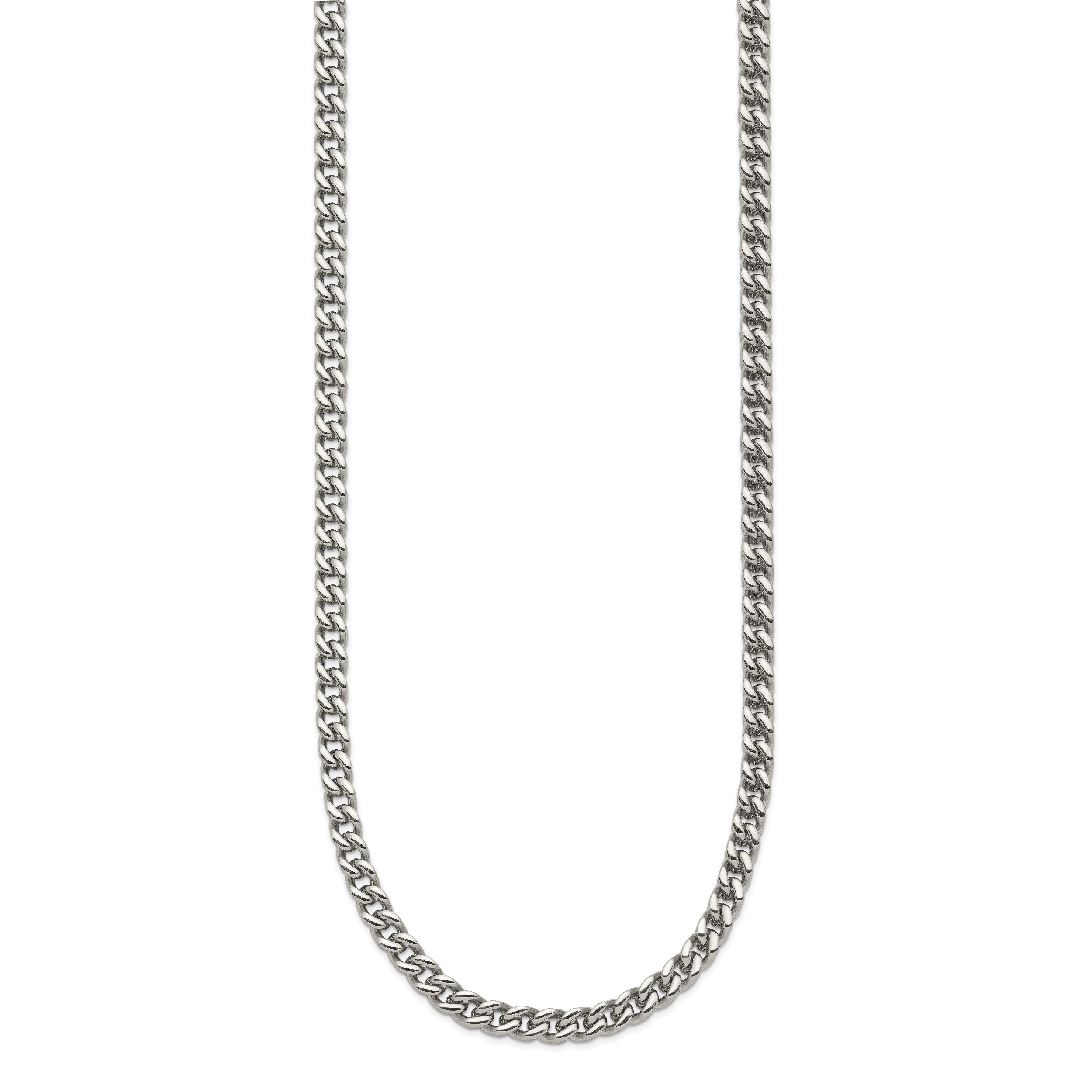 Chisel Stainless Steel Polished 24 inch Franco Chain