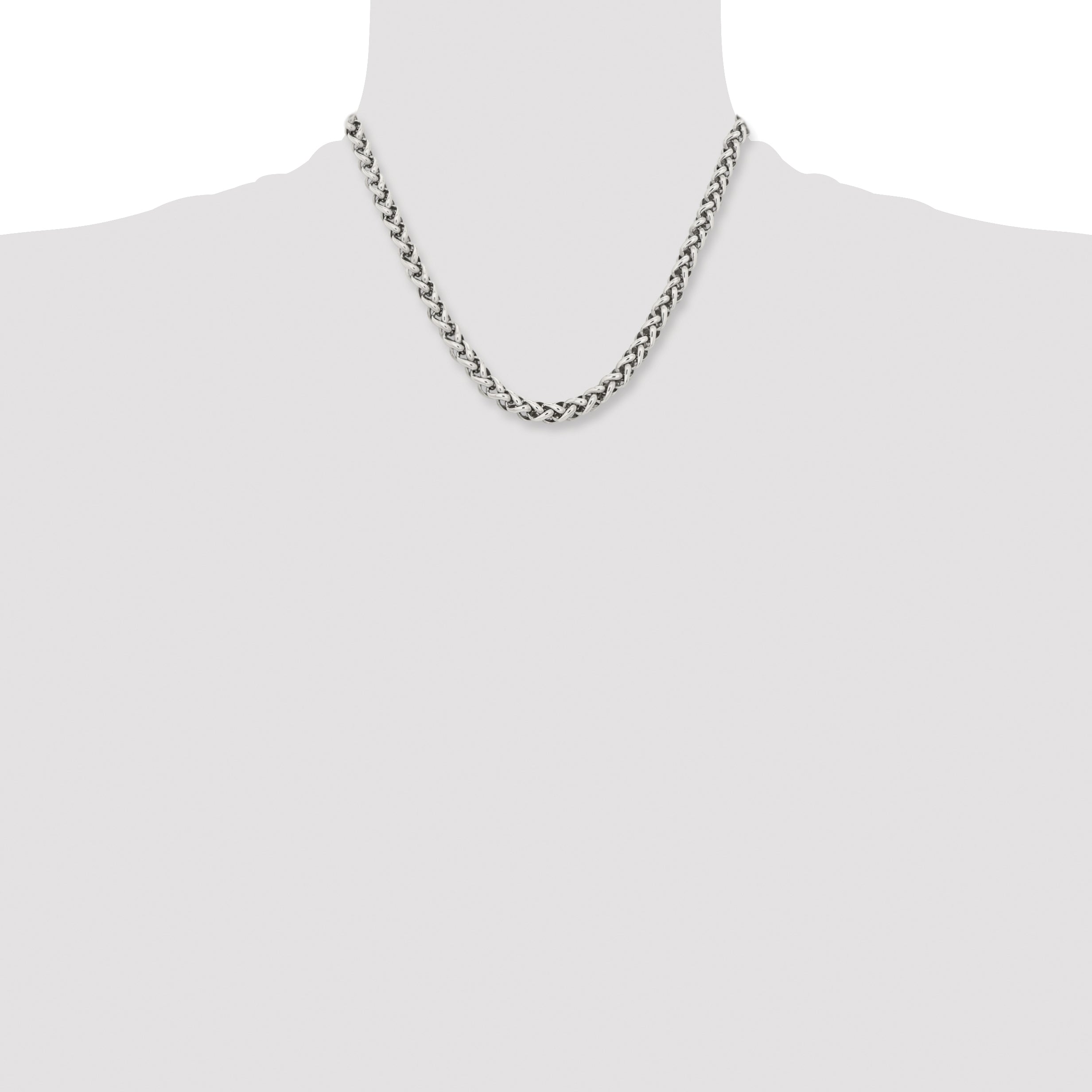 Chisel Stainless Steel Polished 18 inch Necklace