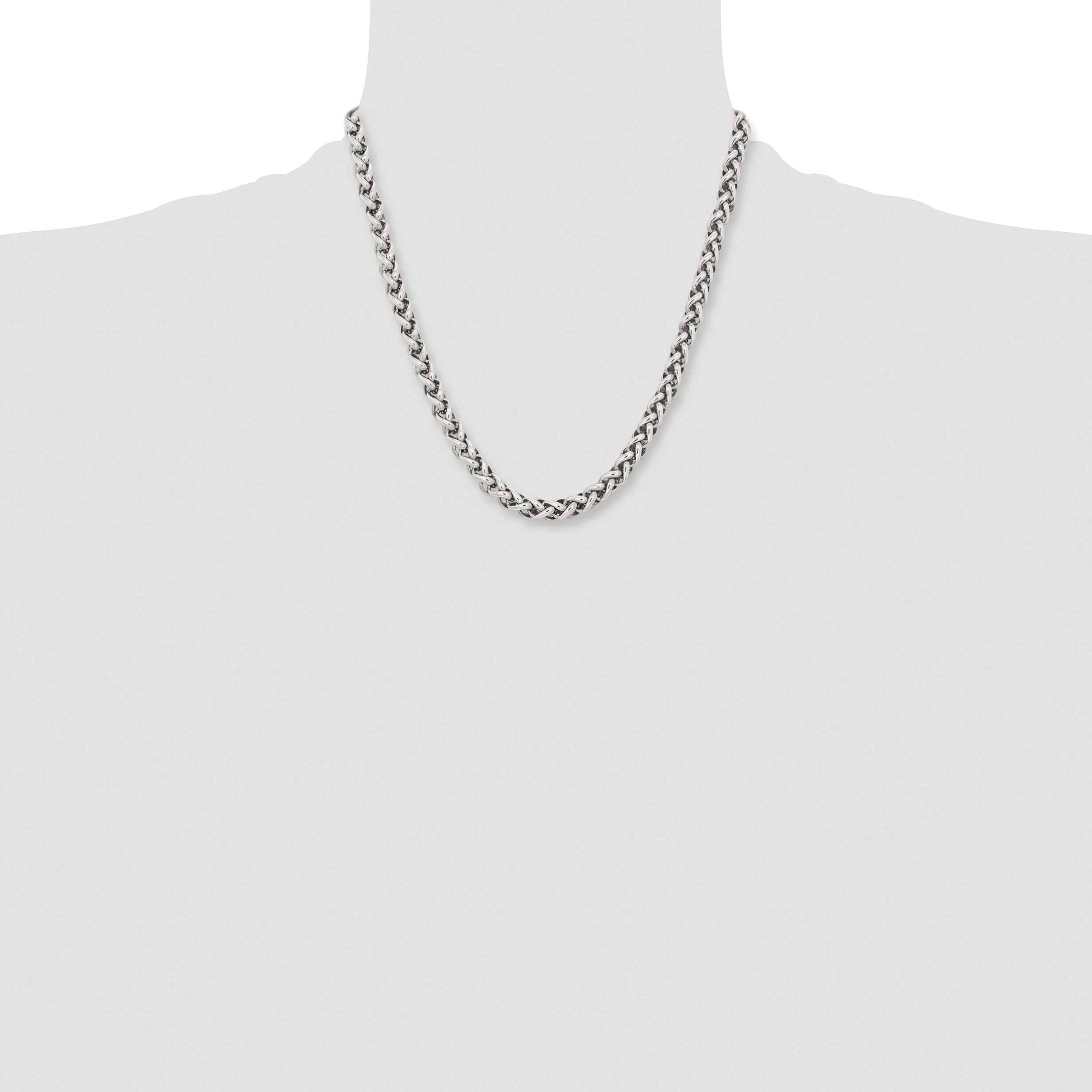 Chisel Stainless Steel Polished 18 inch Necklace