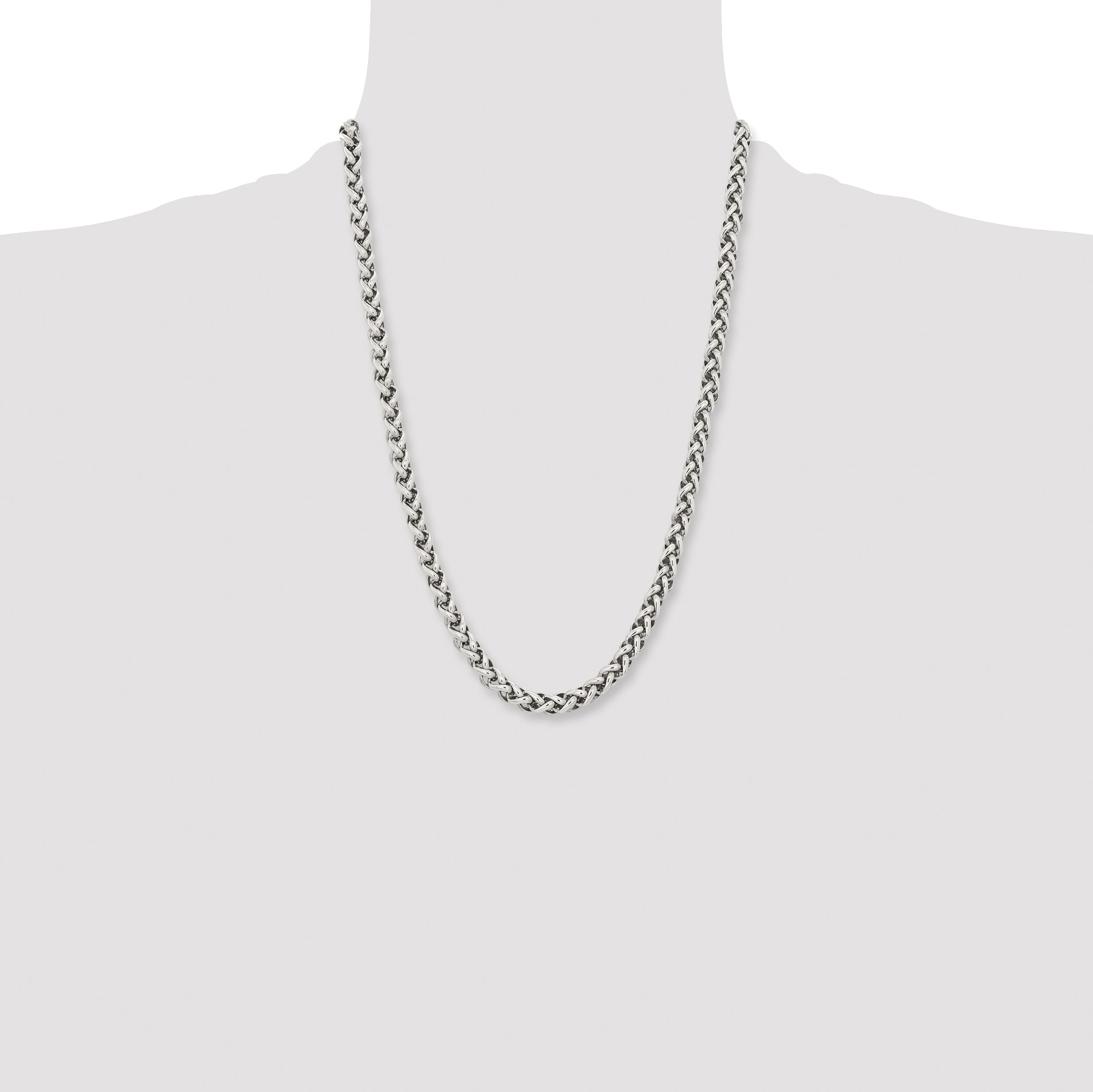 Chisel Stainless Steel Polished 18 inch Necklace