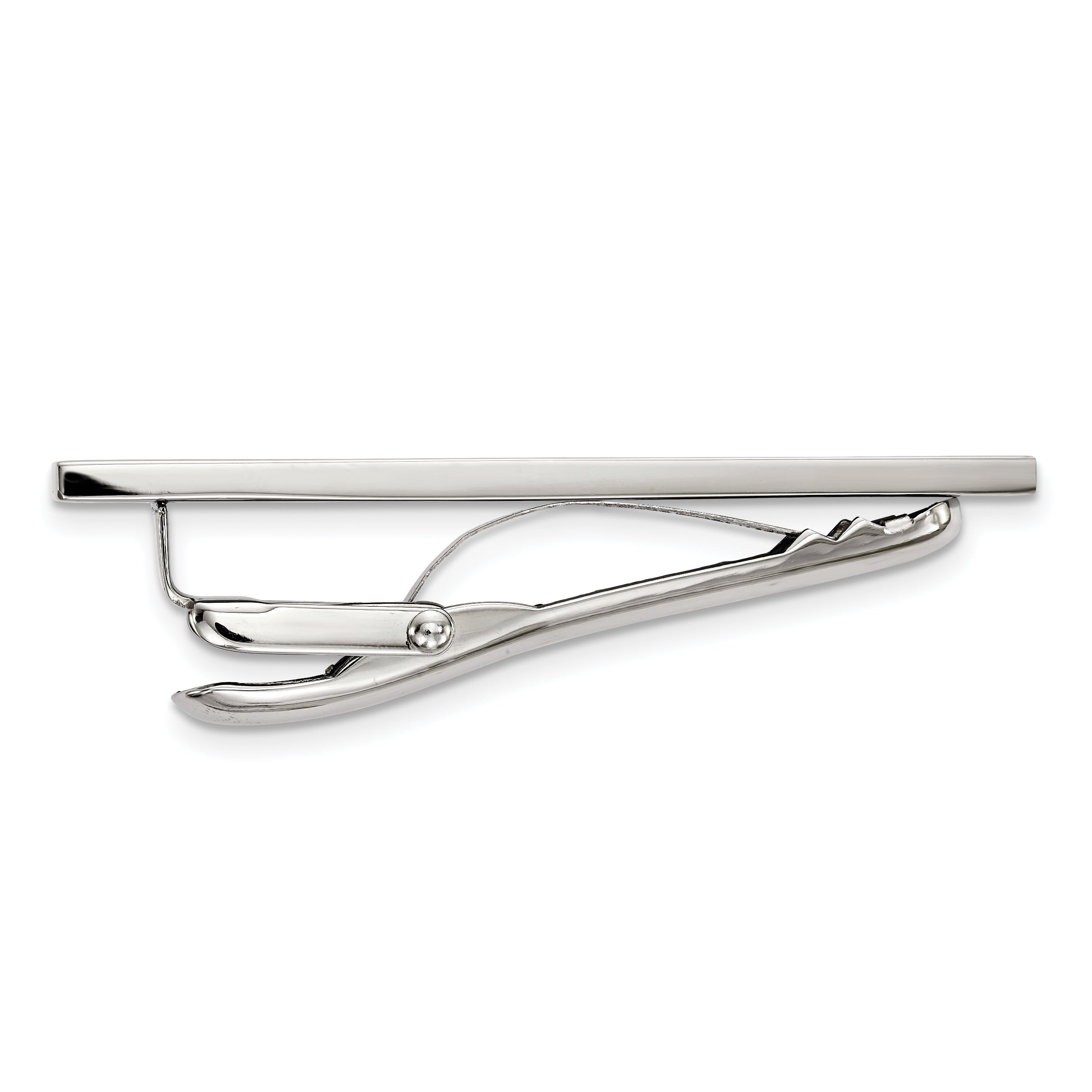 Chisel Stainless Steel Polished Tie Bar