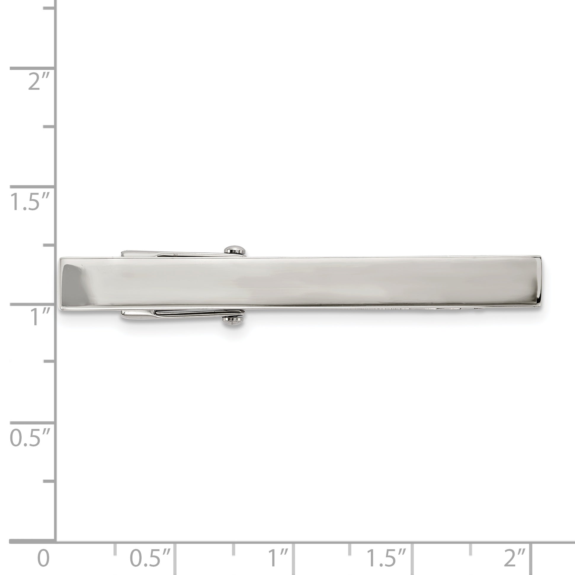 Chisel Stainless Steel Polished Tie Bar