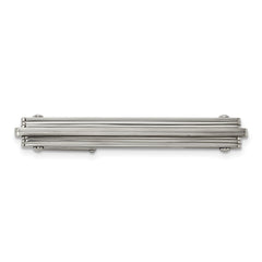 Chisel Stainless Steel Brushed and Polished Tie Bar