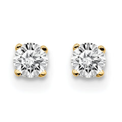 14ky .20ct. I2 K-L Diamond Stud Push-on Post Earrings