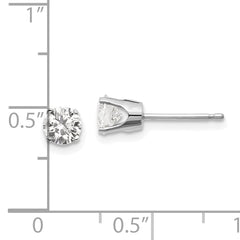 14kw .85ct I2 K-L Diamond Stud Push-on Post Earrings