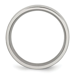 Titanium Brushed 6mm Flat Band