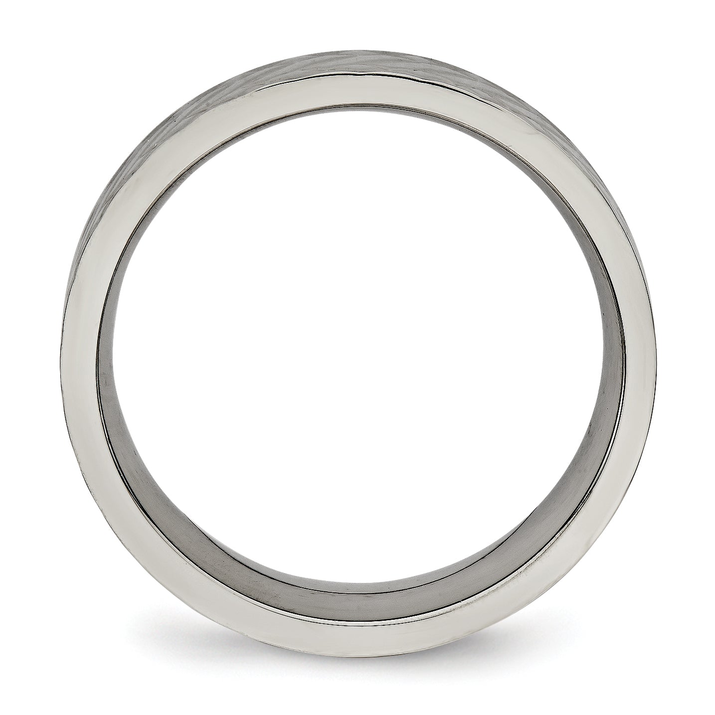 Titanium 6mm Unisex Wedding Band with Polished Finish