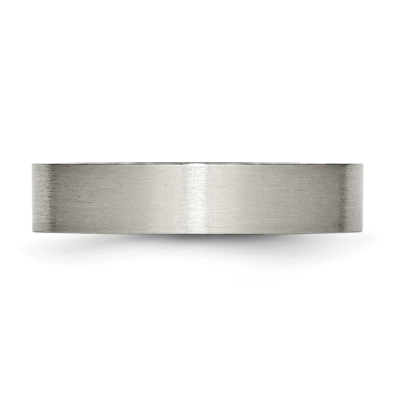 Titanium Flat 5mm Brushed Band