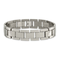 Chisel Titanium Polished 8.5 inch Bracelet