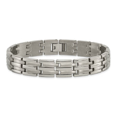 Chisel Titanium Brushed and Polished 8.5 inch Bracelet