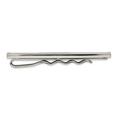 Chisel Titanium Brushed and Polished Tie Bar