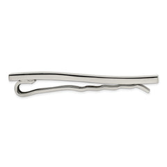 Chisel Titanium Polished Tie Bar