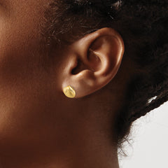 14K Clam Shell Post Earrings