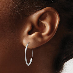 14k White Gold Wire Threader Earrings