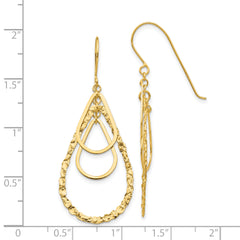 14K Tear Drop Earrings