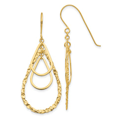 14K Tear Drop Earrings