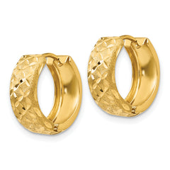 14k 5mm Hinged Hoop Earrings