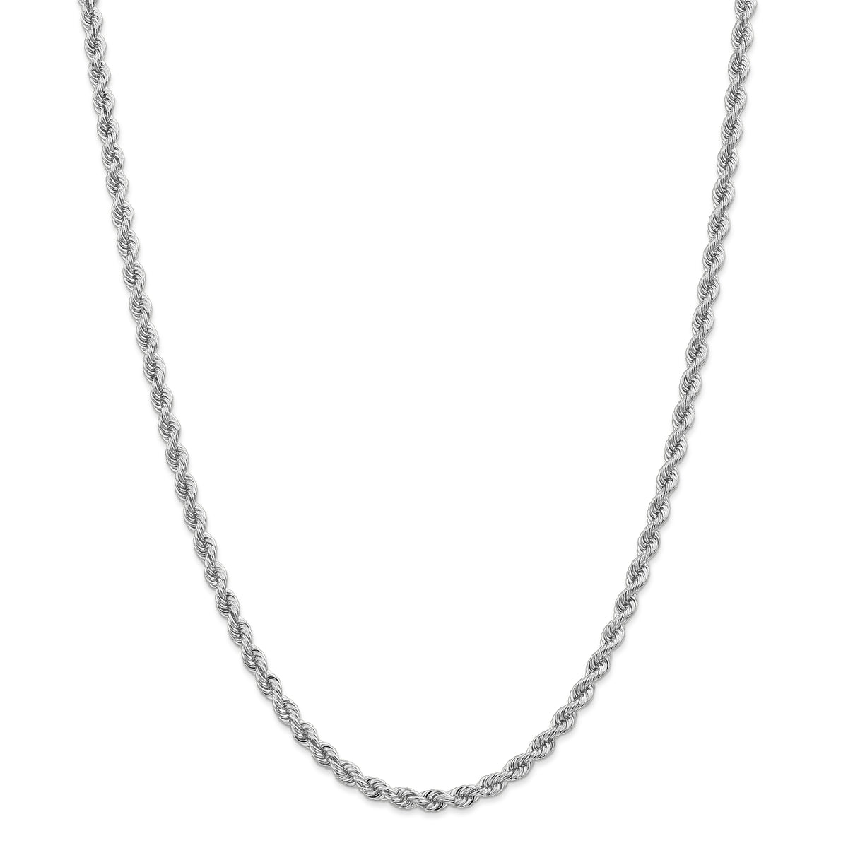 14K WG 4.0mm Regular Rope Chain