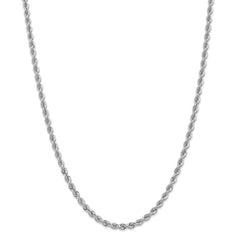 14K WG 4.0mm Regular Rope Chain