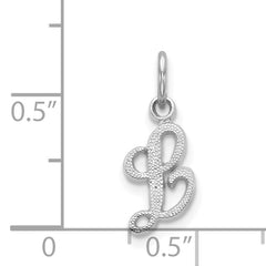 14Kw Casted Initial L Charm