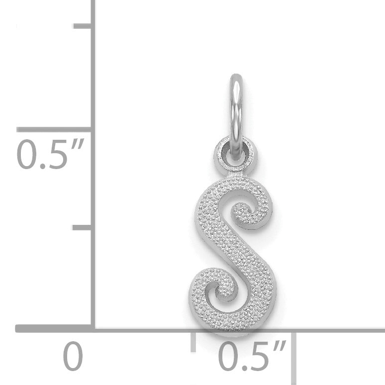 14Kw Casted Initial S Charm