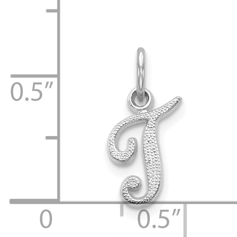 14Kw Casted Initial T Charm