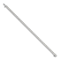 14k White Gold AA Diamond Tennis Bracelet