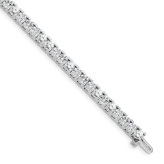 14k White Gold AA Diamond Tennis Bracelet