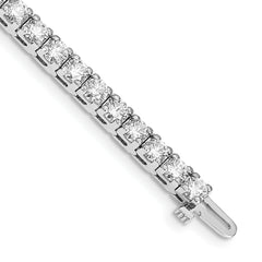 14k White Gold AA Diamond Tennis Bracelet