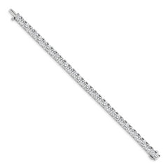 14k White Gold AA Diamond Tennis Bracelet