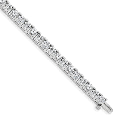 14k White Gold AA Diamond Tennis Bracelet