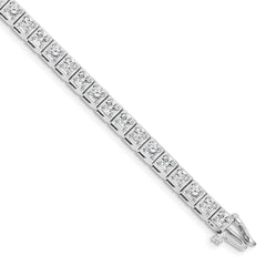 14k White Gold AA Diamond Tennis Bracelet