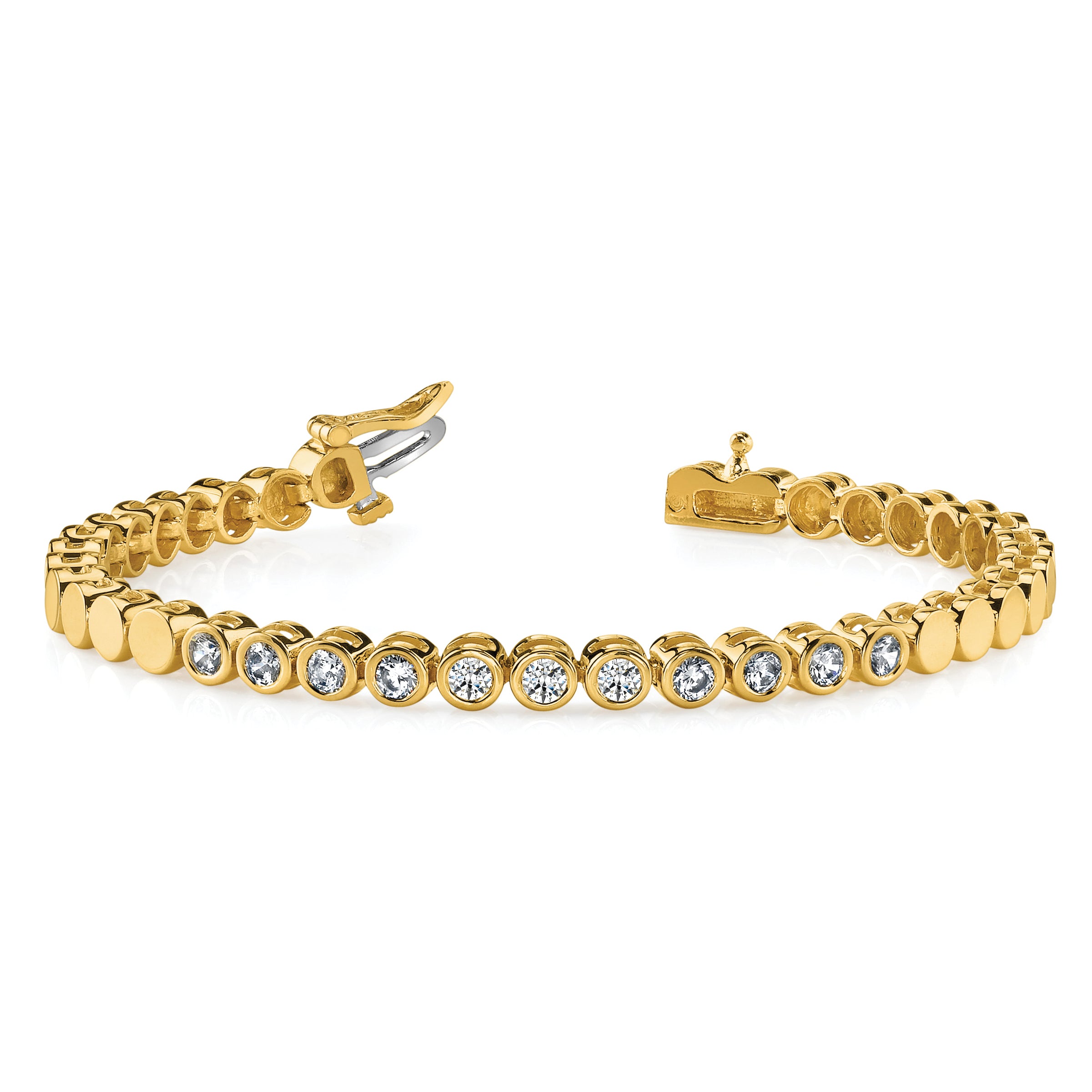 14k Holds 52 Stones up to 2.25mm, Add-a-Diamond Bracelet