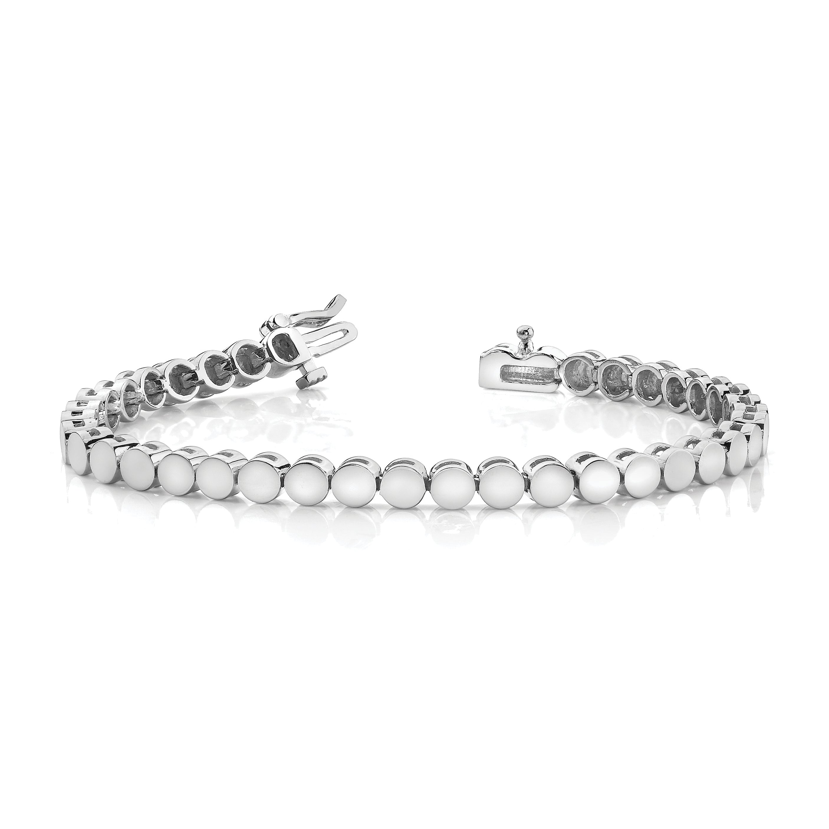 14k WG Holds 52 Stones up to 2.25mm Add-A-Diamond Bracelet