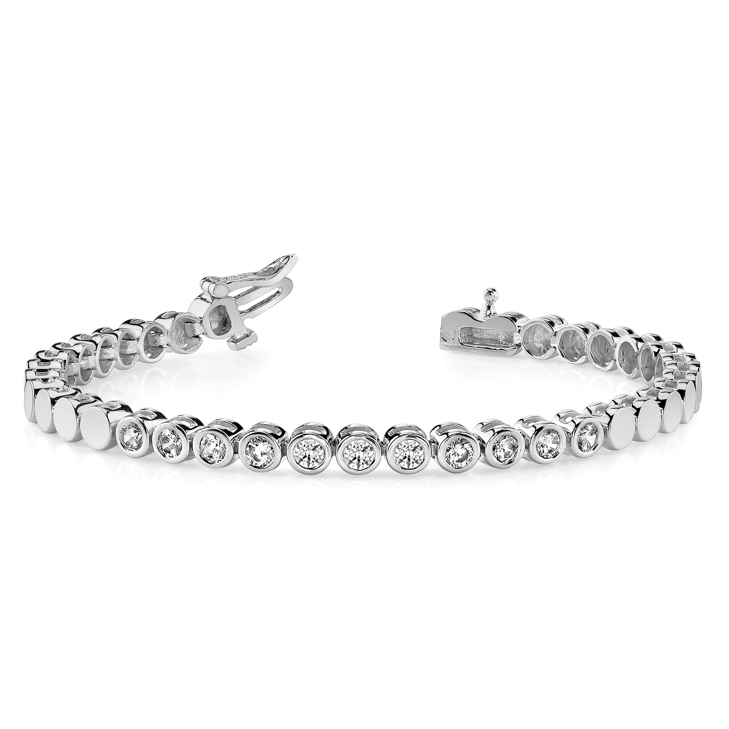 14k WG Holds 52 Stones up to 2.25mm Add-A-Diamond Bracelet