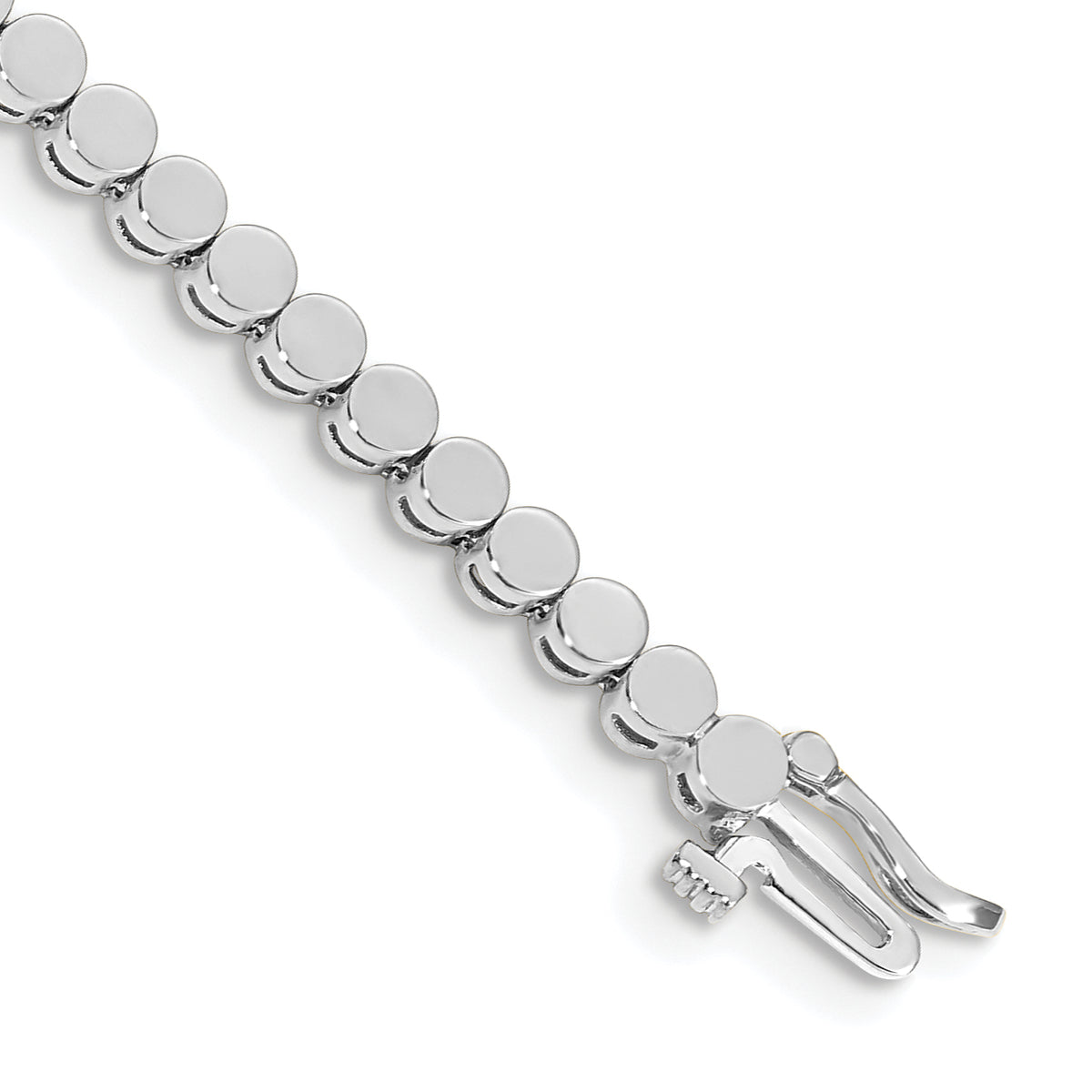 14k WG Holds 52 Stones up to 2.25mm Add-A-Diamond Bracelet